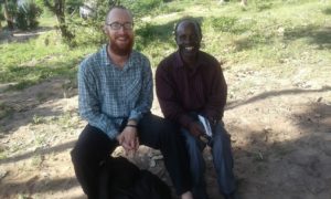 Davis Rhodes, volunteer advocate, in Tanzania